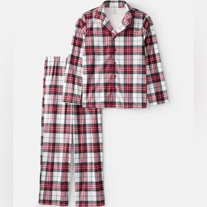 Carter's Red and White Plaid ADULT Pajama Set XL
